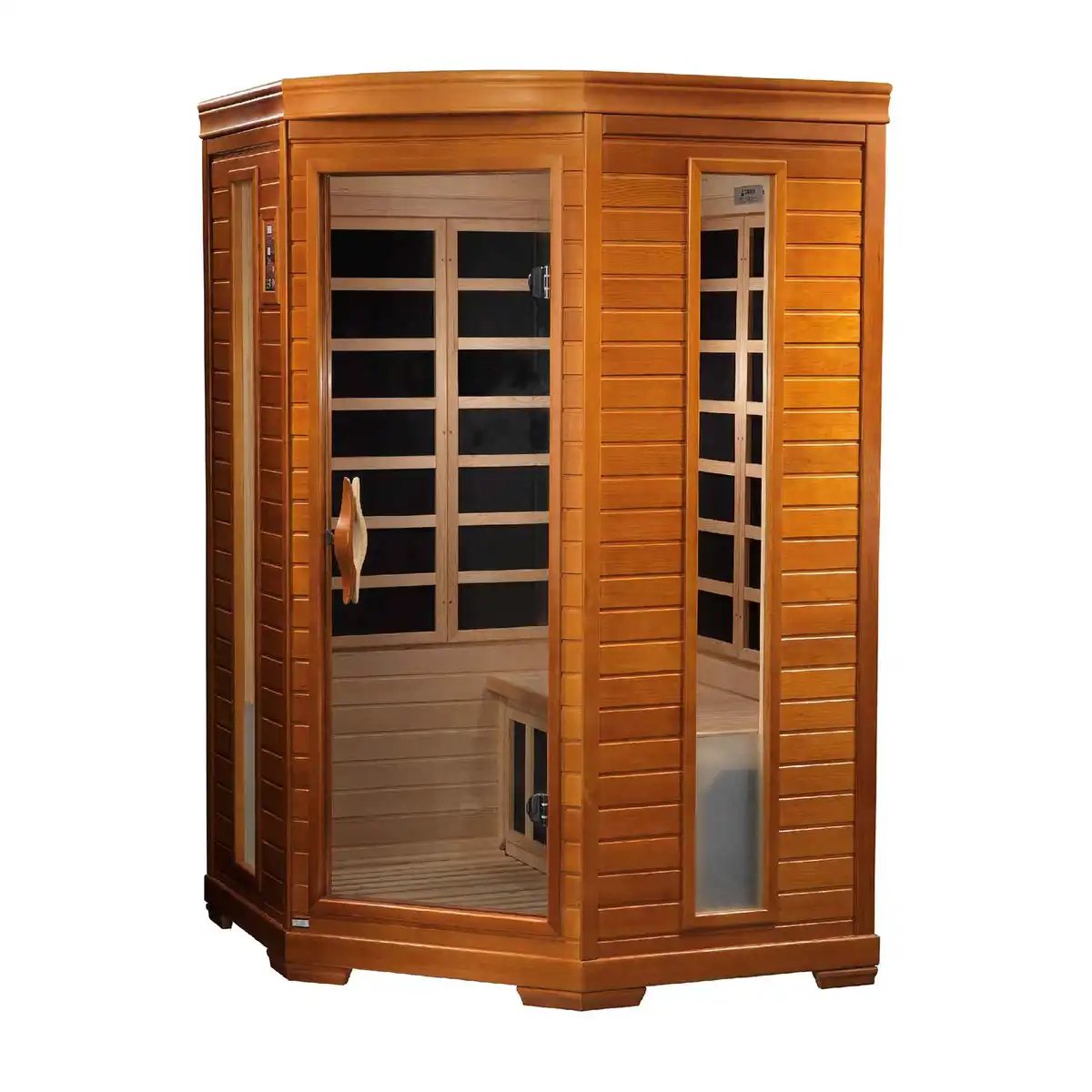 Dynamic Heming 2 Person Low EMF Corner Indoor FAR Infrared Sauna