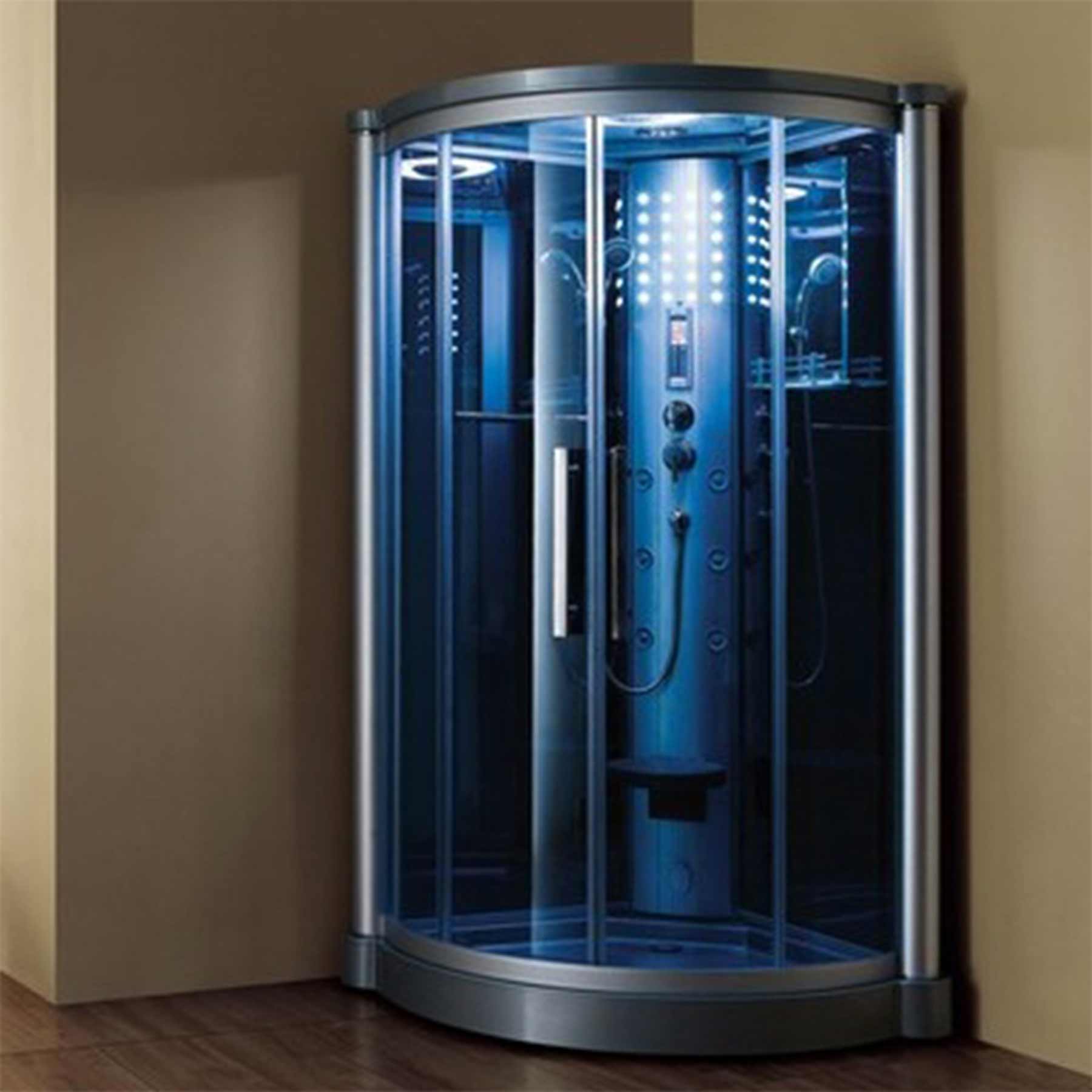 Mesa WS-801L 42L x 42W x 85H 1 Person Walk In Steam Shower