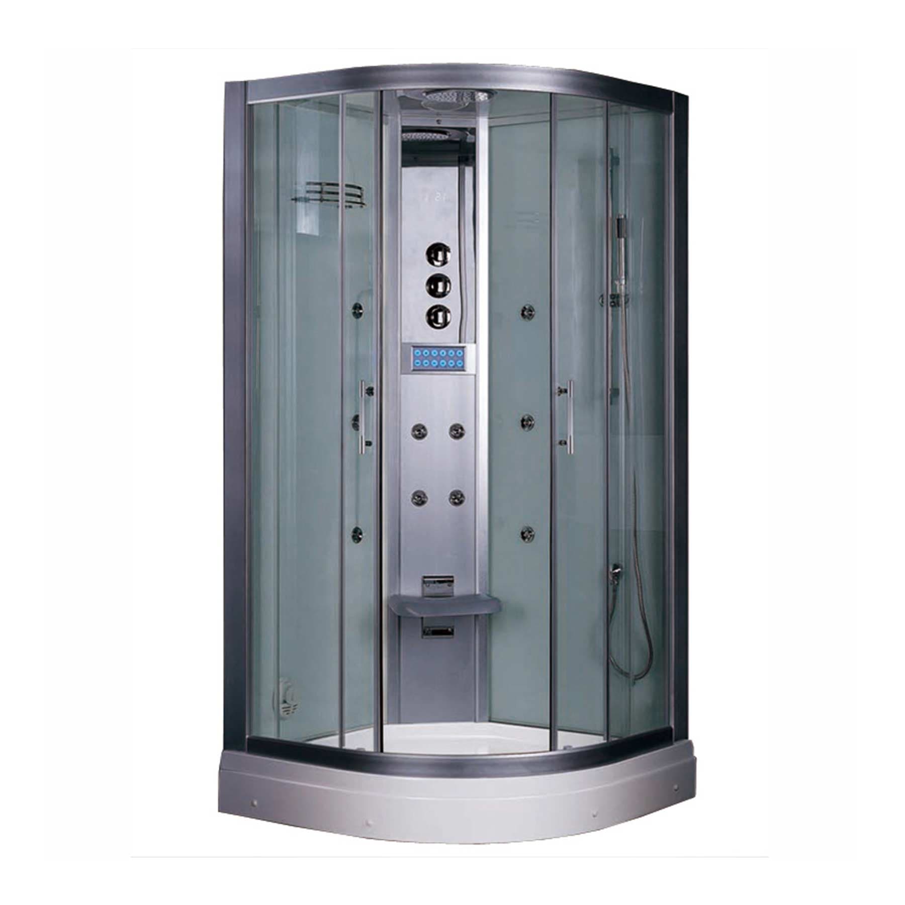 Platinum DZ934 35L x 35W x 87H 1 Person Walk In Steam Shower