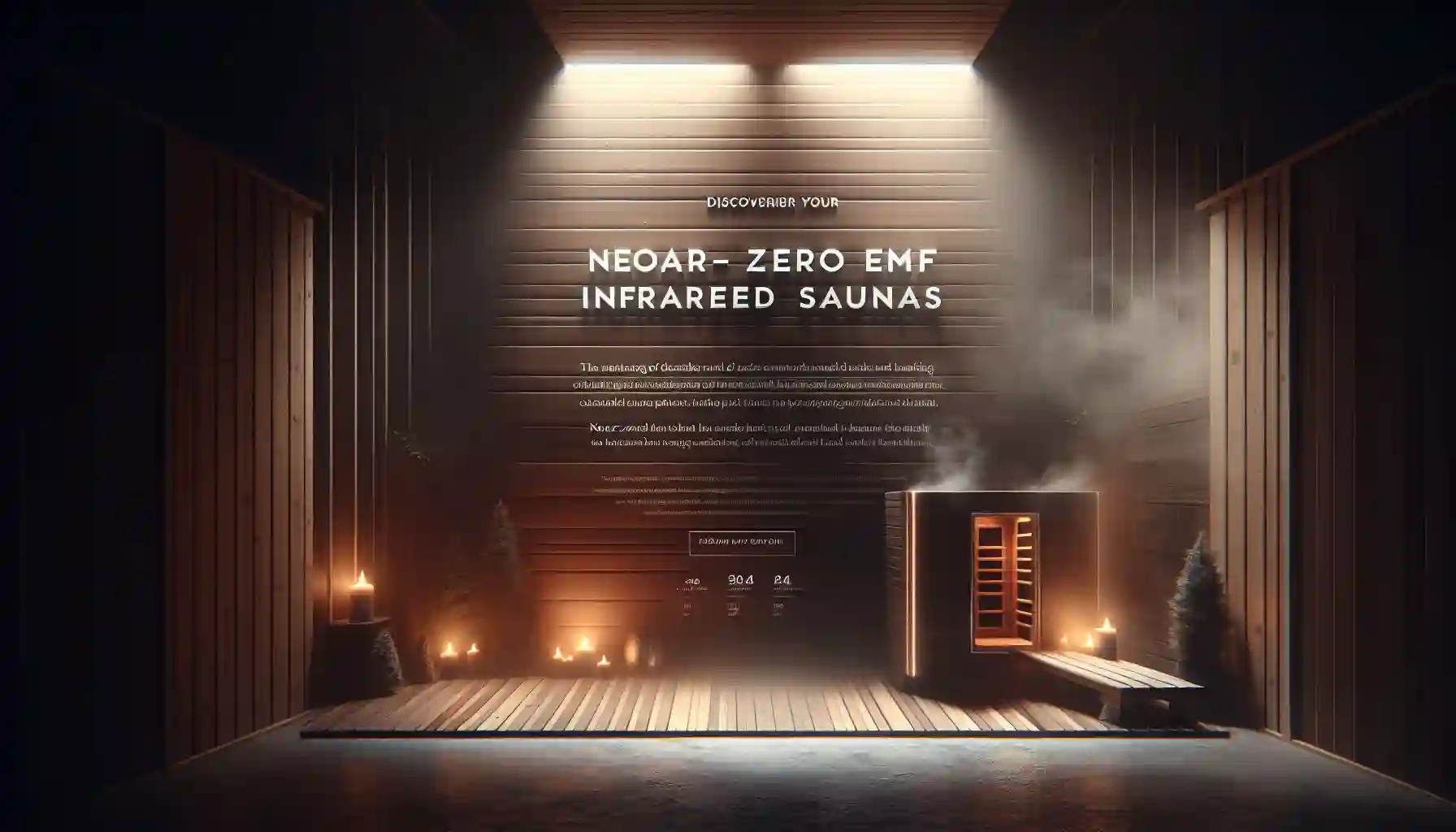 Infrared Saunas with Near Zero EMF