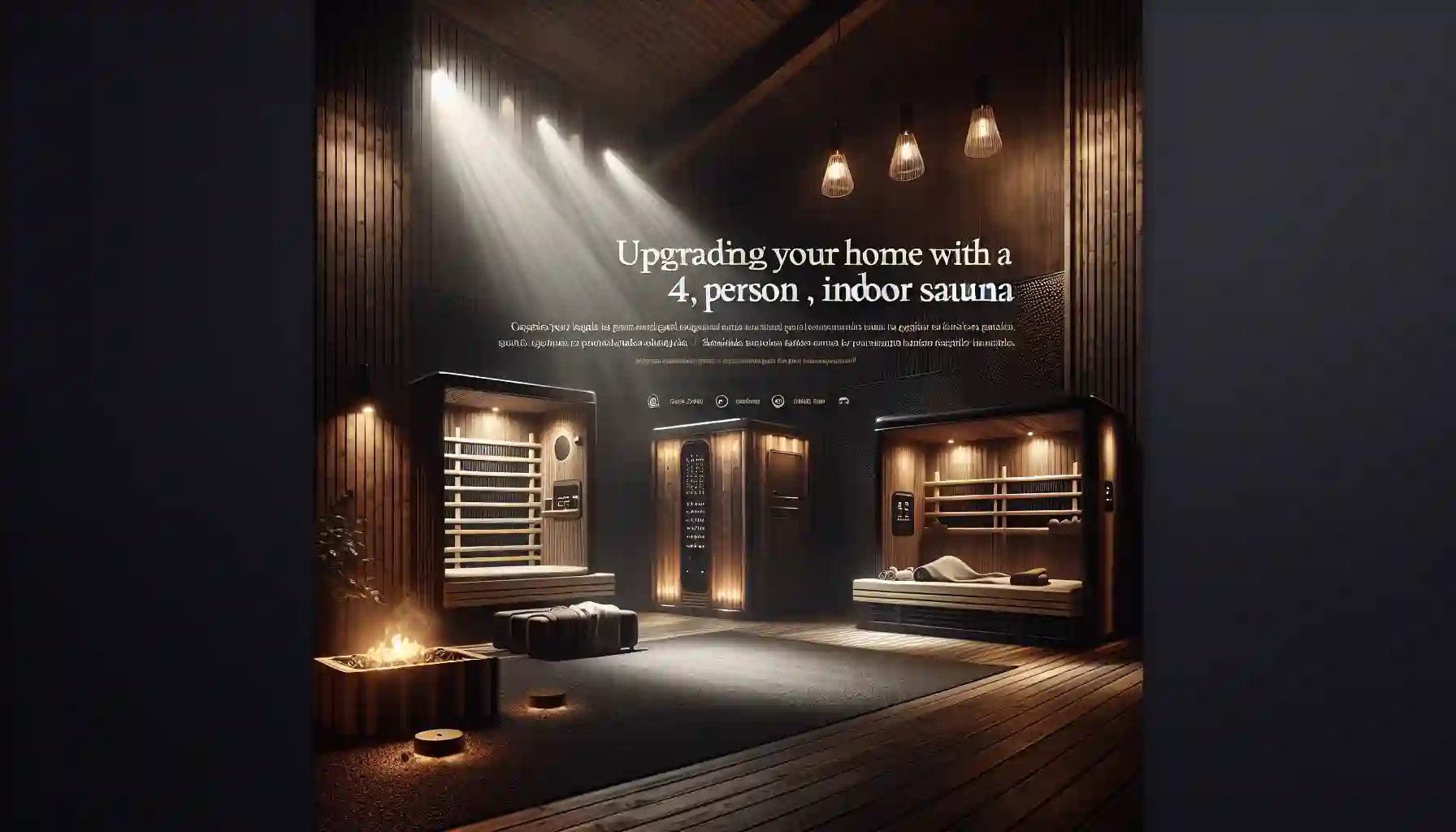4 Person Indoor Saunas