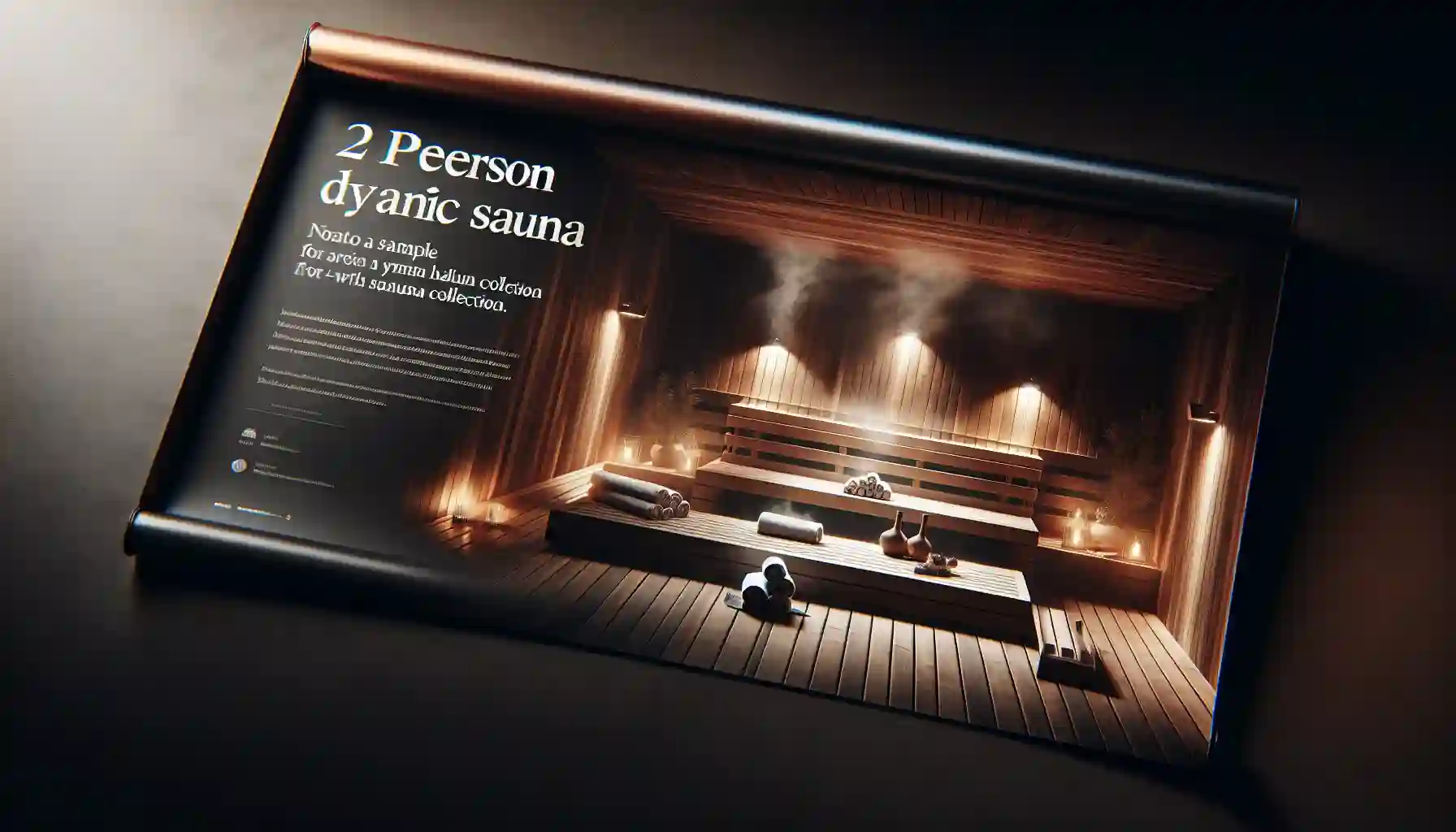 2 Person Dynamic Saunas