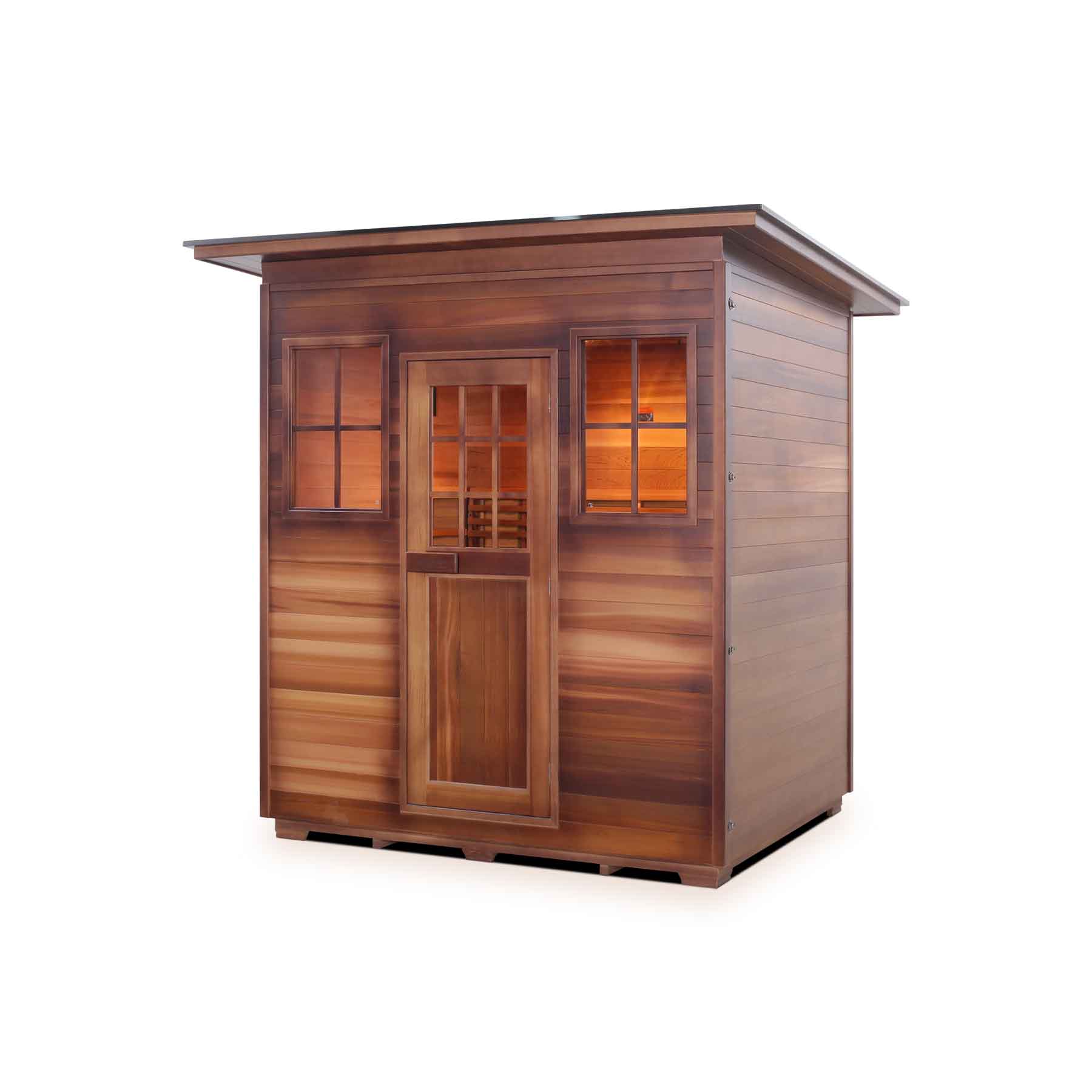 Enlighten Moonlight 4 Person Outdoor Dry Traditional Sauna