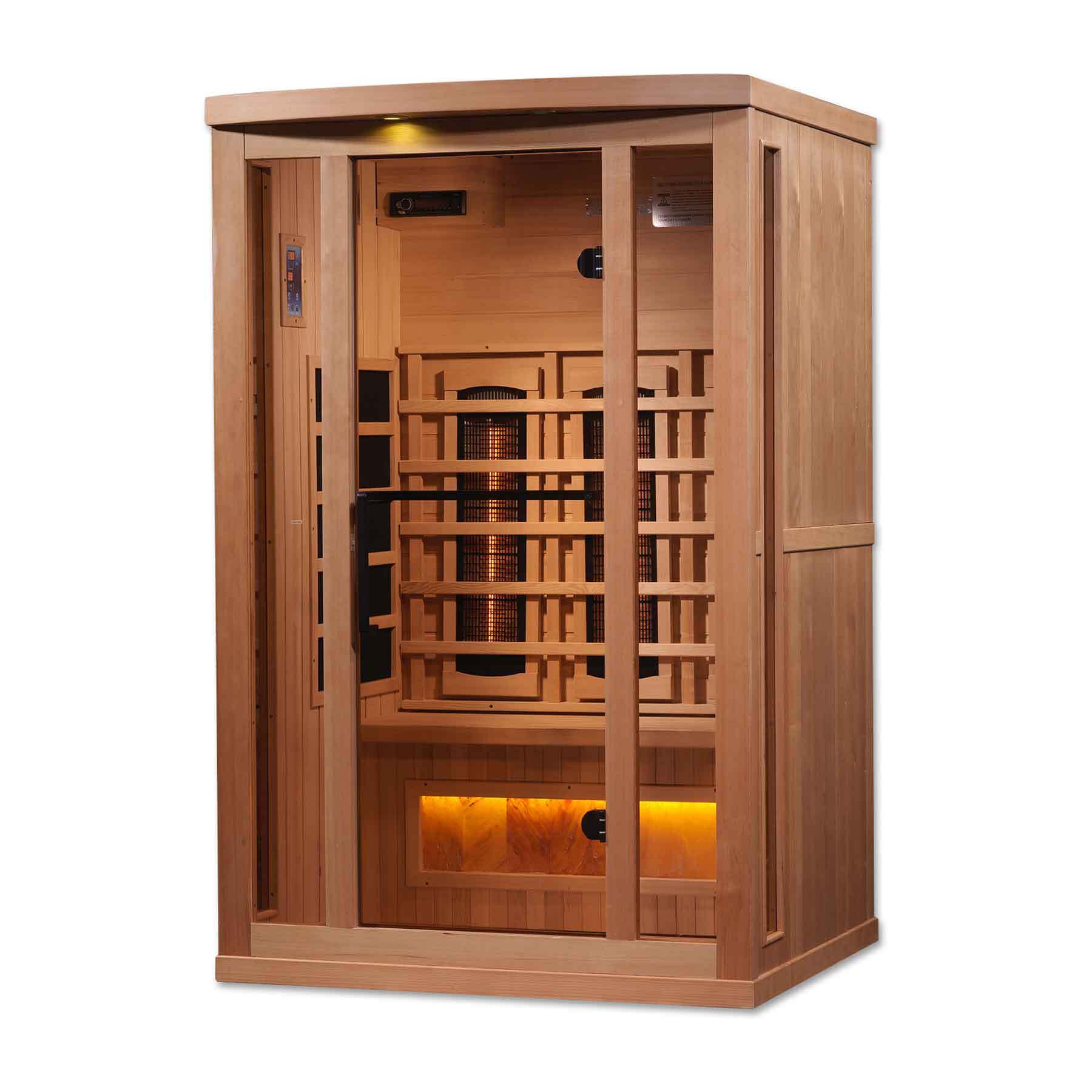 Golden Designs 2 Person Full Spectrum Near Zero Indoor Infrared Sauna