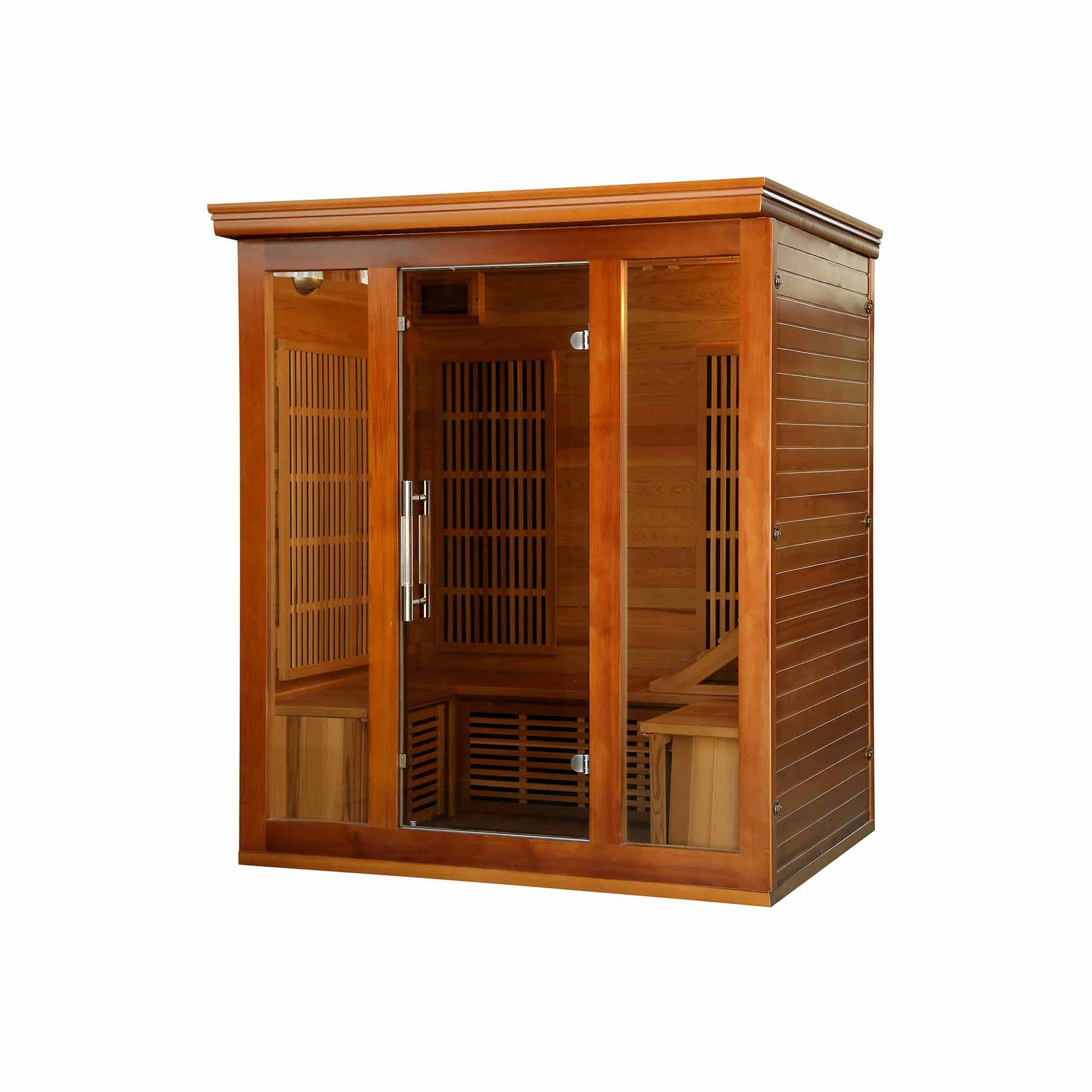 HeatWave Elite 4 Person 9 Carbon Indoor Low-EMF Infrared Sauna