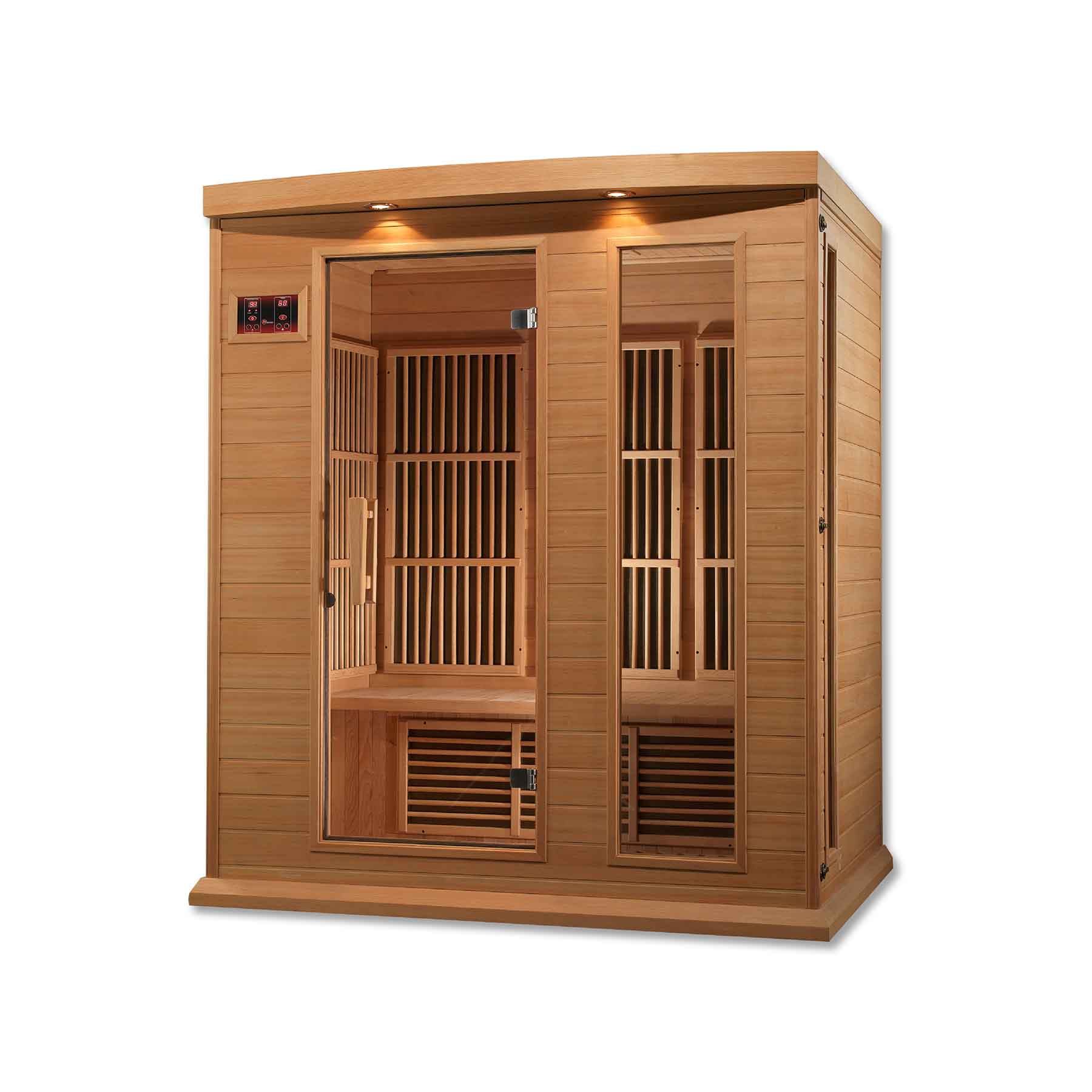 Maxxus 3 Person 7 Panels Low EMF Indoor FAR Infrared Sauna