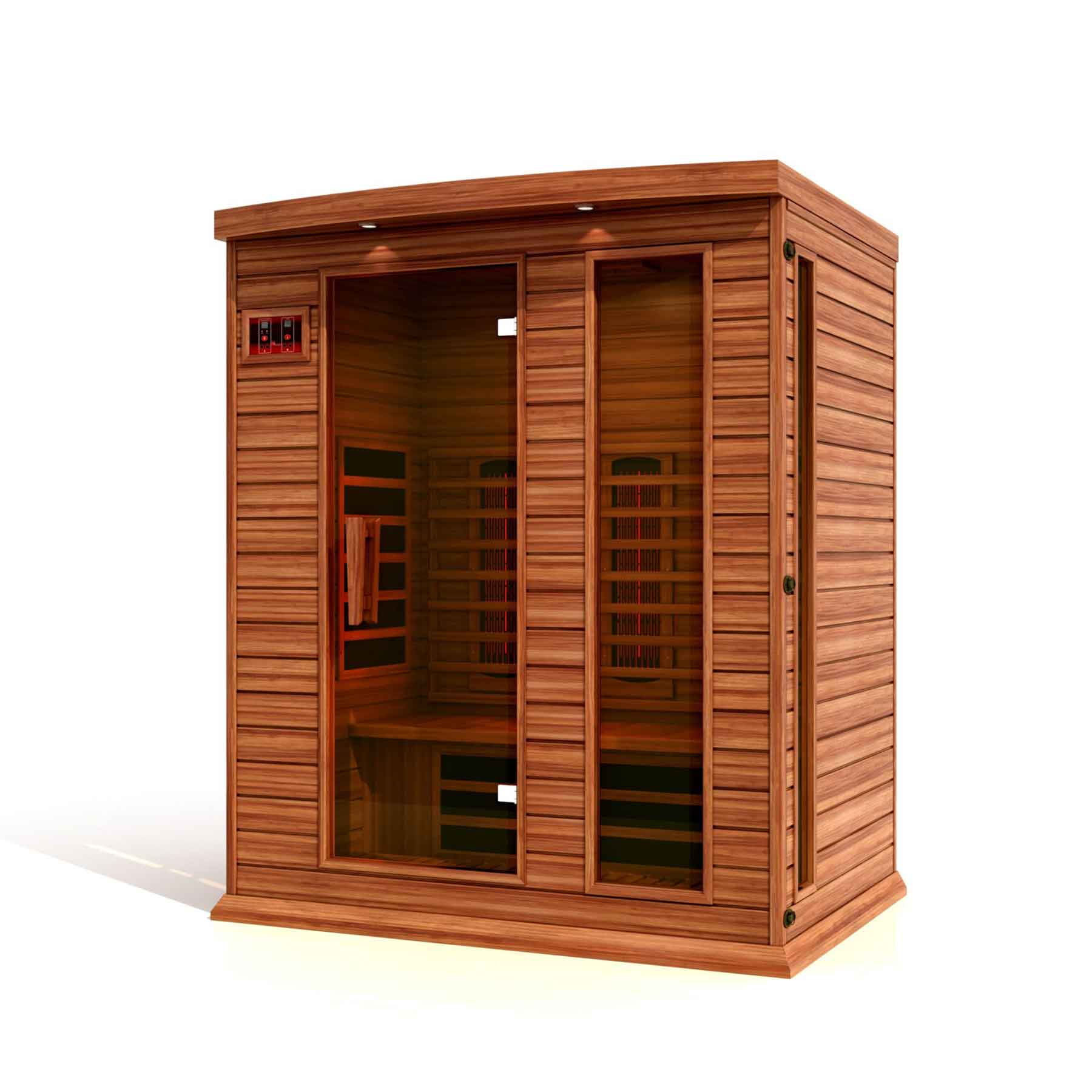 Maxxus 3 Person Full Spectrum Near Zero EMF Indoor FAR IR Sauna