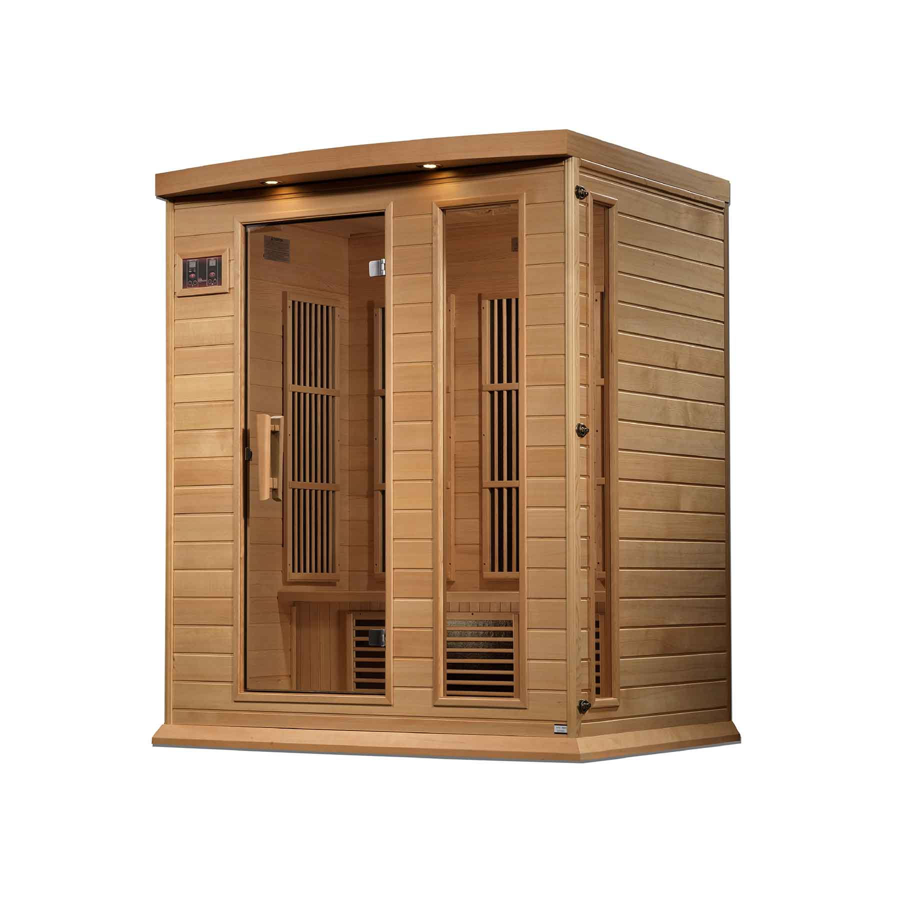 Maxxus 3 Person 7 Panels Near Zero EMF Indoor FAR Infrared Sauna