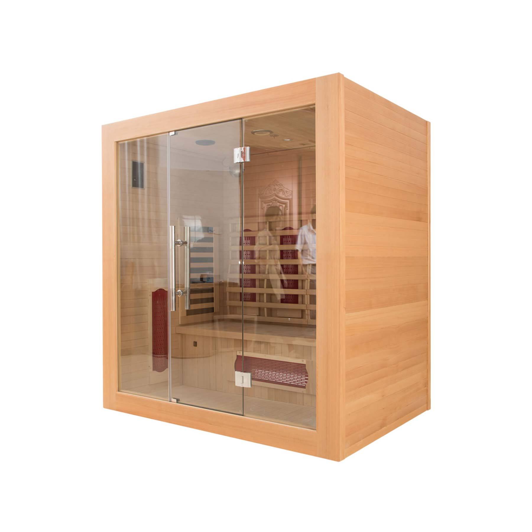 Miracle 4 Person 71L x 49W x 75H in Indoor Infrared Sauna