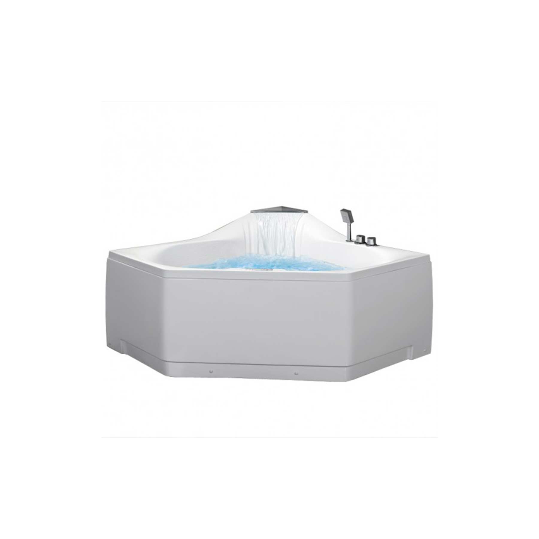 Platinum Eago 168 59L x 59W x 32H 2 Person Whirlpool Bathtub