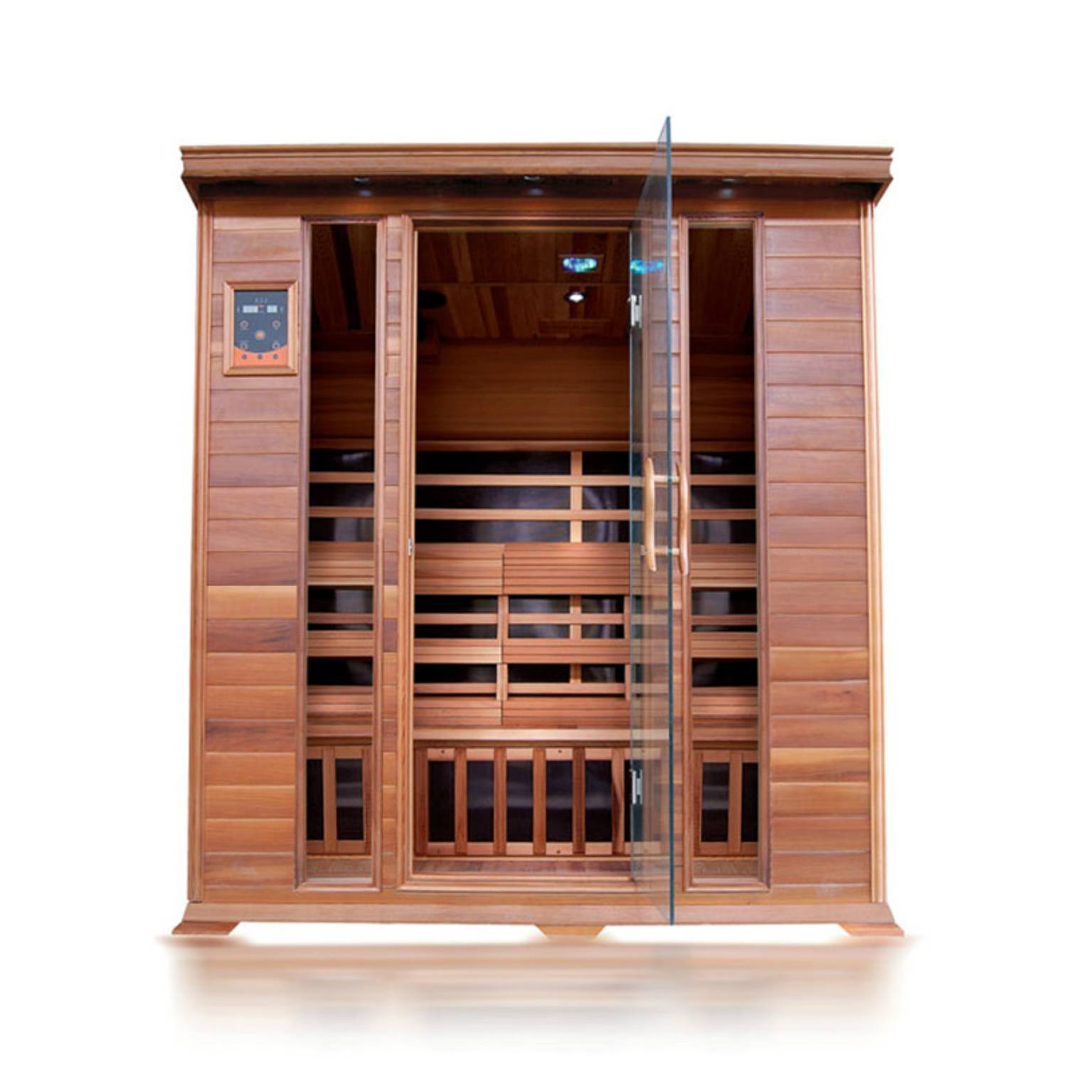 Sunray Sequoia 4 Person Nano Cedar Indoor Infrared Sauna